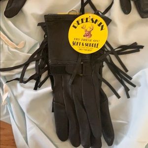 Women’s motorcycle leather gloves